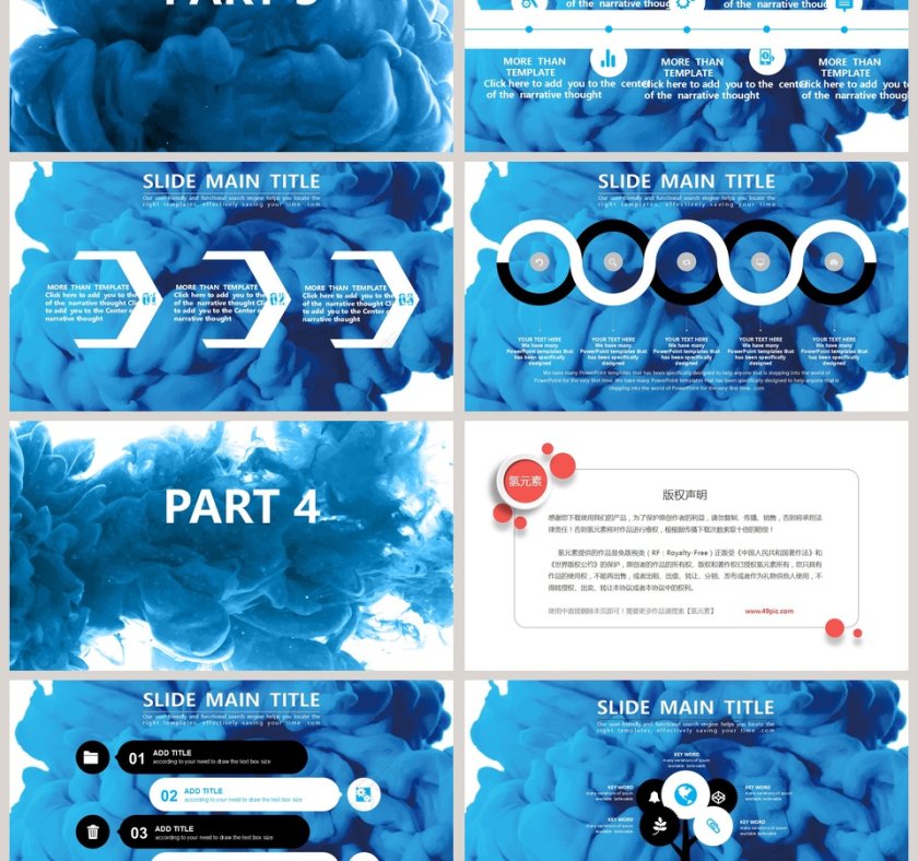 通用商务工作汇报模板PPT第3张