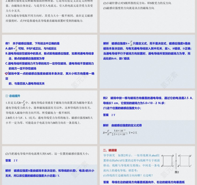 2-磁感应强度磁通量教学ppt课件第3张
