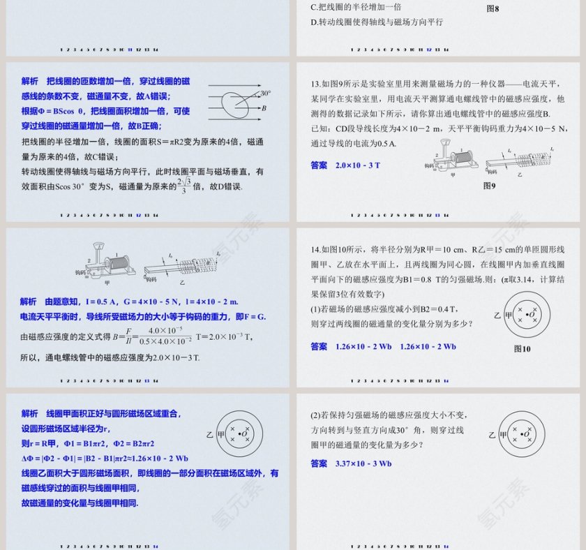 2-磁感应强度磁通量教学ppt课件第10张