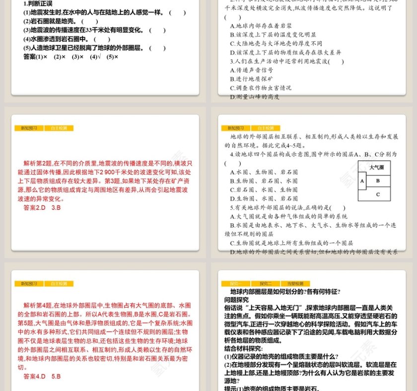 第四节 地球的圈层结构教学ppt课件第3张