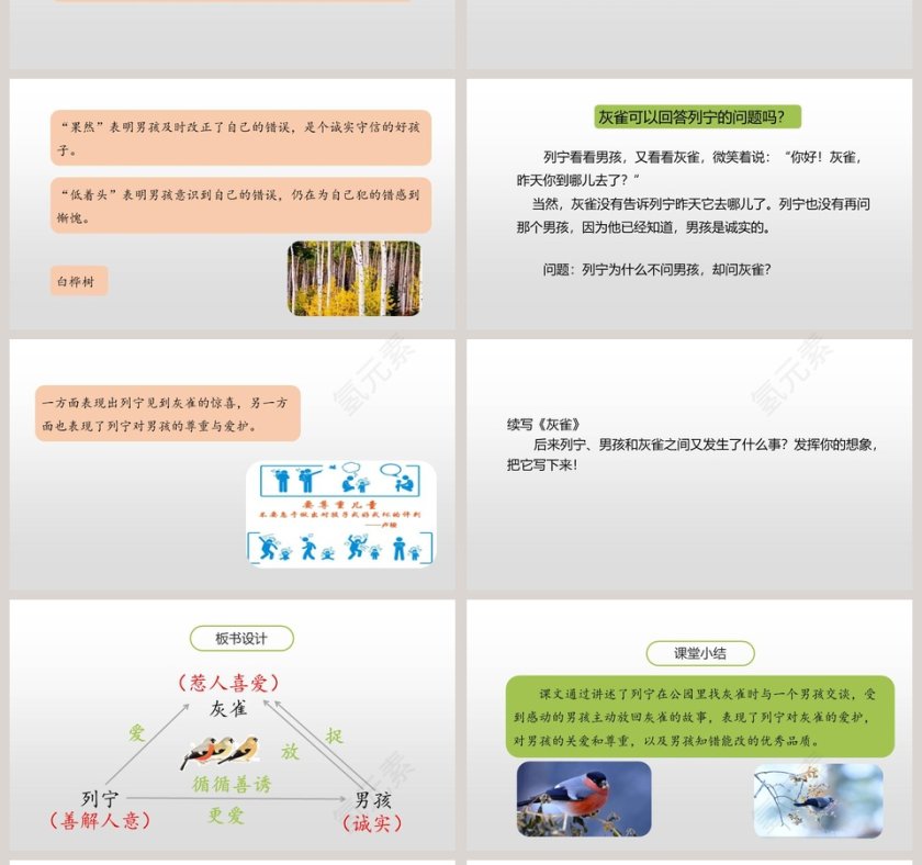 课文解析灰雀语文课件PPT第4张