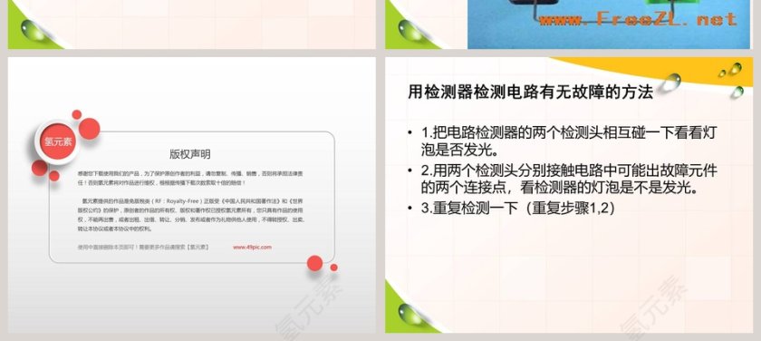电路出了什么故障导致PPT模板显示异常_医学护理行业排查方法第2张