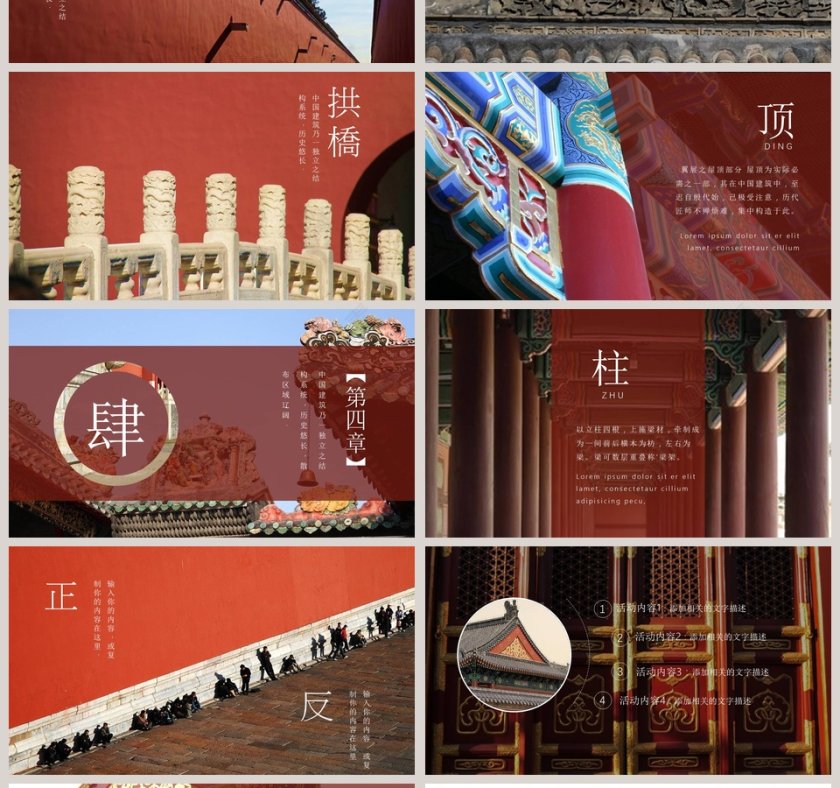 中国建筑之美故宫历史经典文化ppt第4张