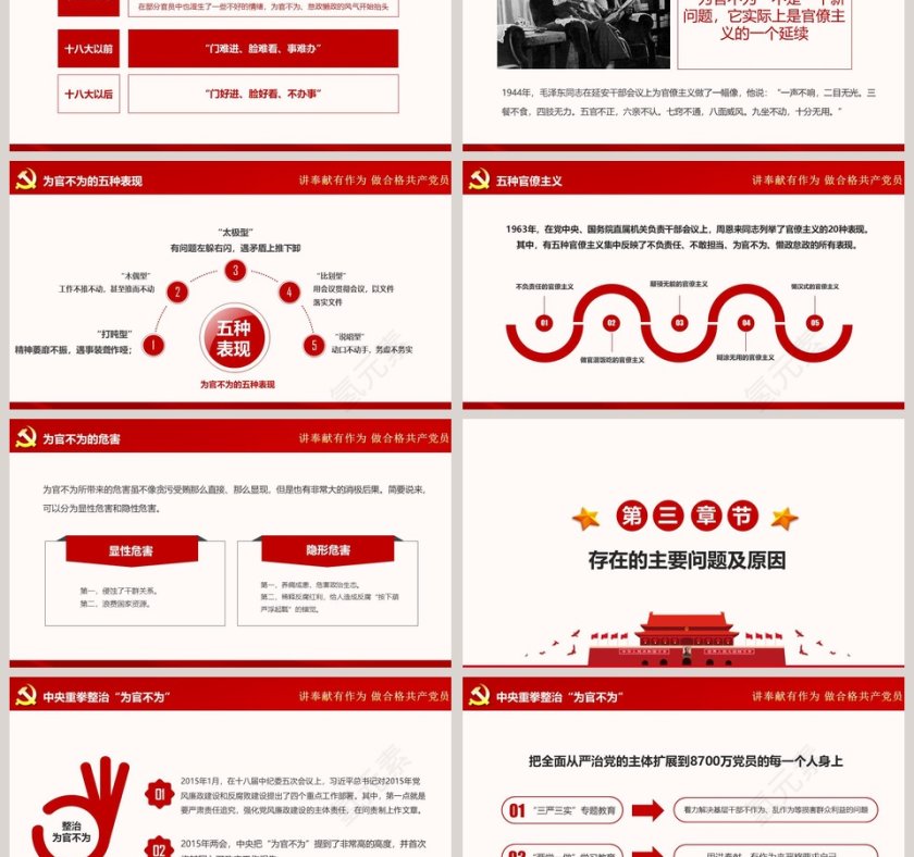 坚定不移反对腐败的思想指南和行动纲领PPT模板第3张