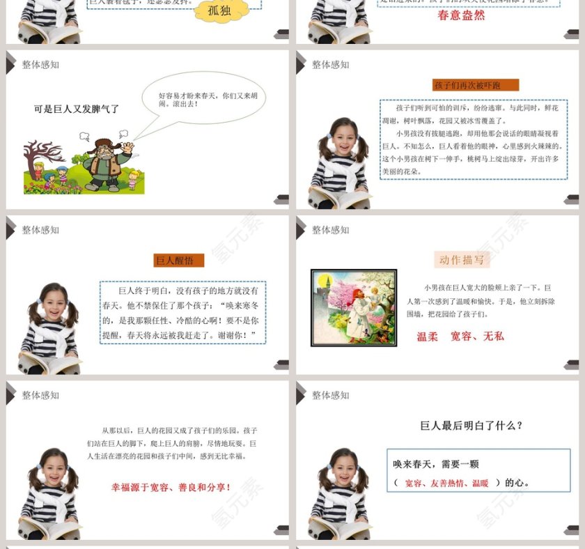 部编版四年级语文下册巨人的花园语文课件PPT第4张