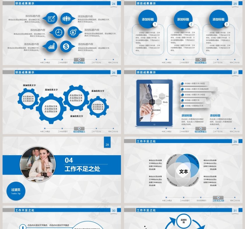 2019工作总结汇报新年计划PPT第5张