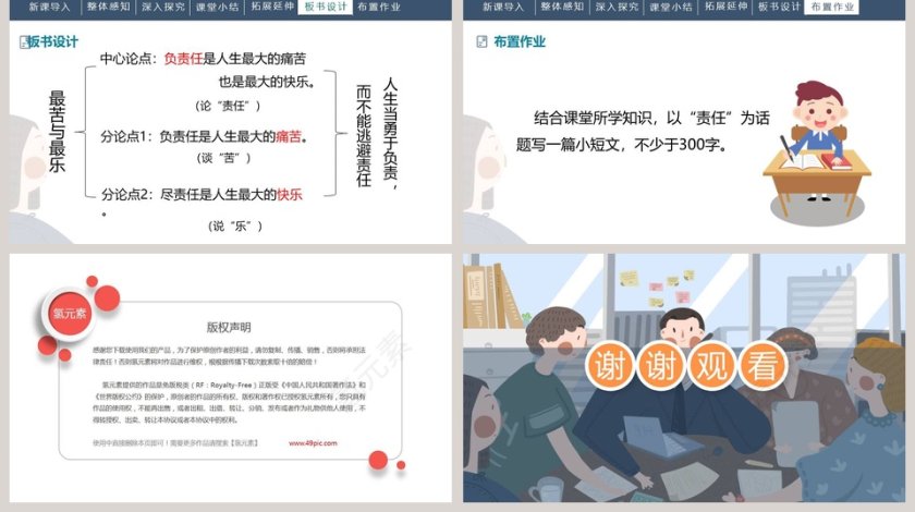 部编版九年级语文最苦与最乐PPT课件第5张