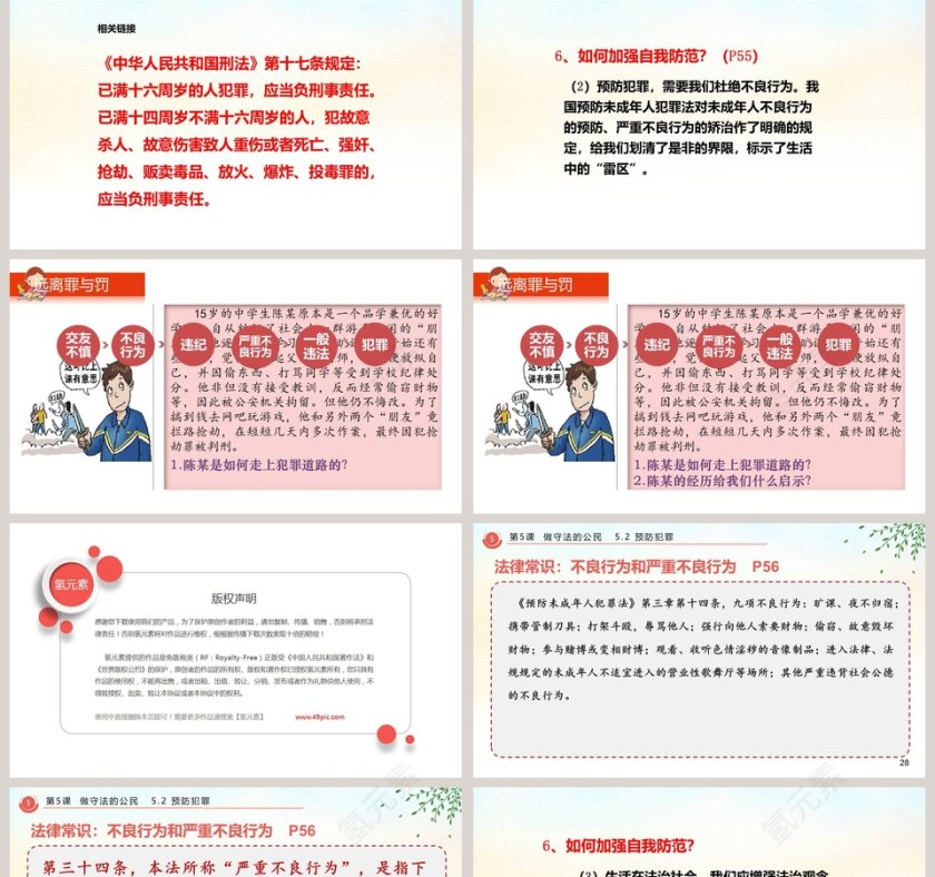 预防犯罪-第五课  做守法的公民教学ppt课件第5张
