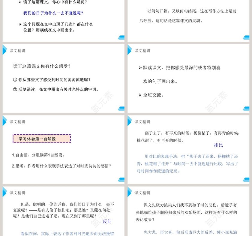 部编版六年级语文下册匆匆PPT课件第3张