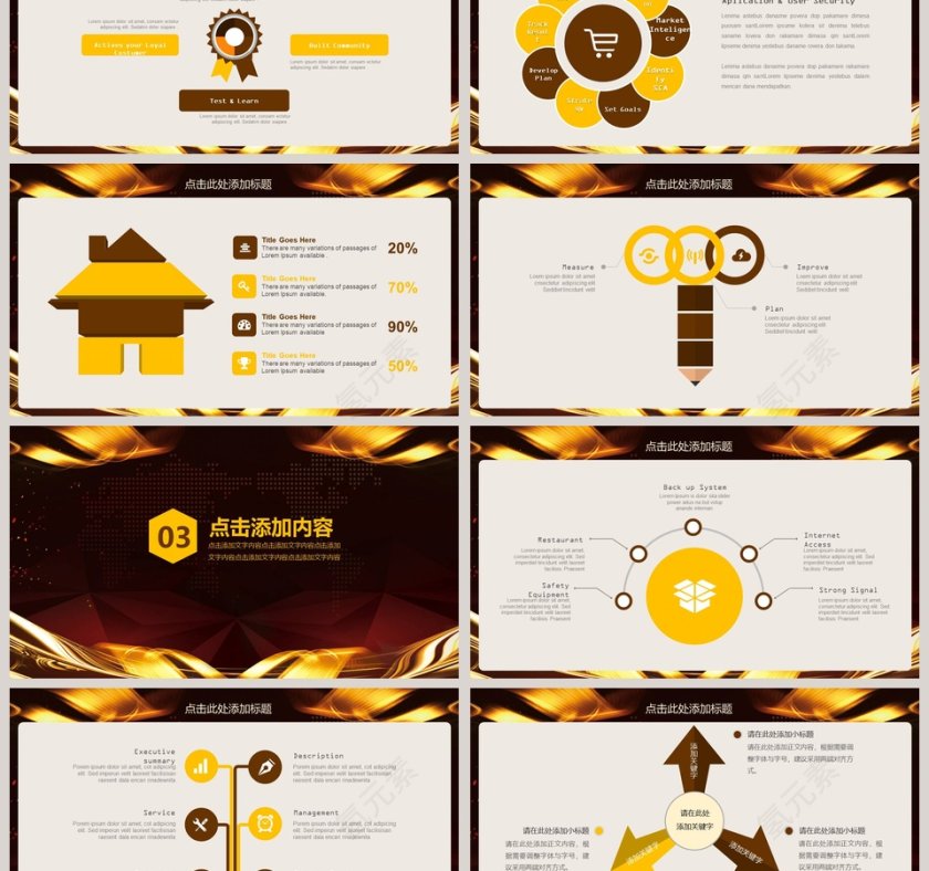 梦想公司年会颁奖总结计划PPT第3张