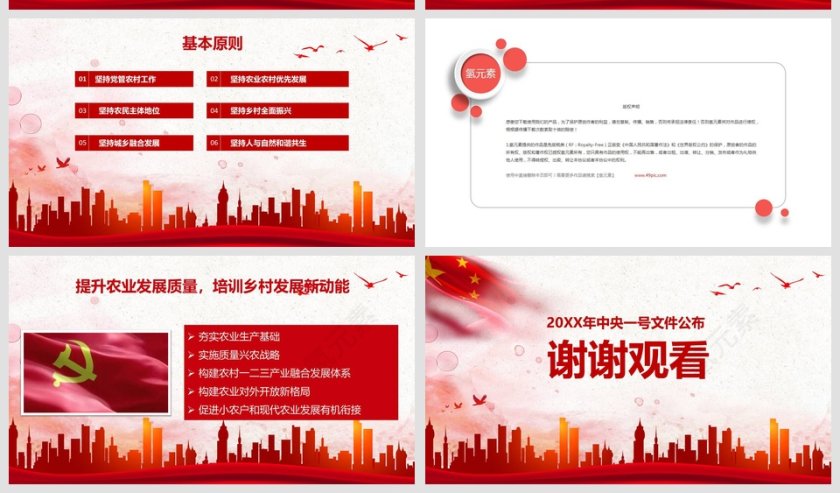 2019中央一号文件学习全面部署实施乡村振兴战略课件ppt第5张