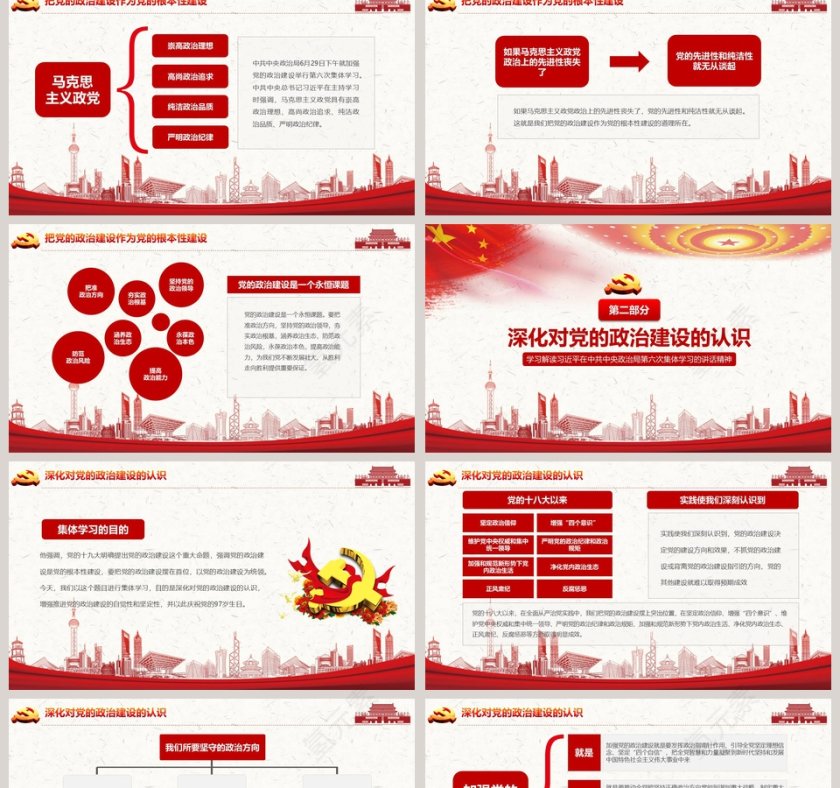 把党的政治建设作为党的根本性建设PPT模板第2张