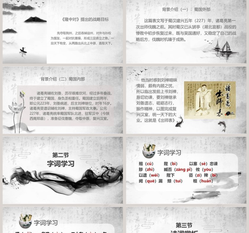 课文解析部编版九年级出师表语文课件PPT第2张