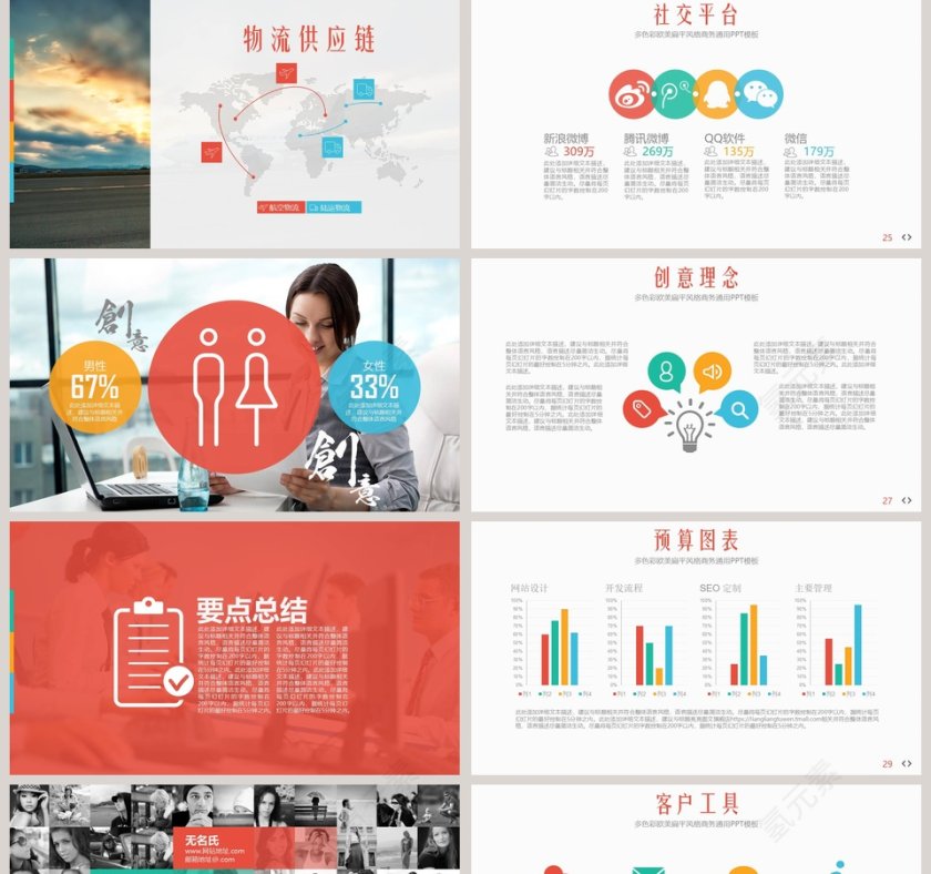 商务风商业计划书PPT模板第5张
