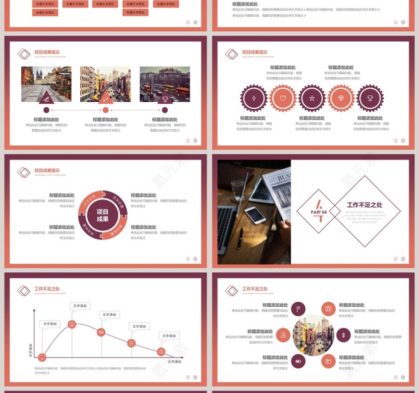 2018跨年年终总结计划PPT第4张