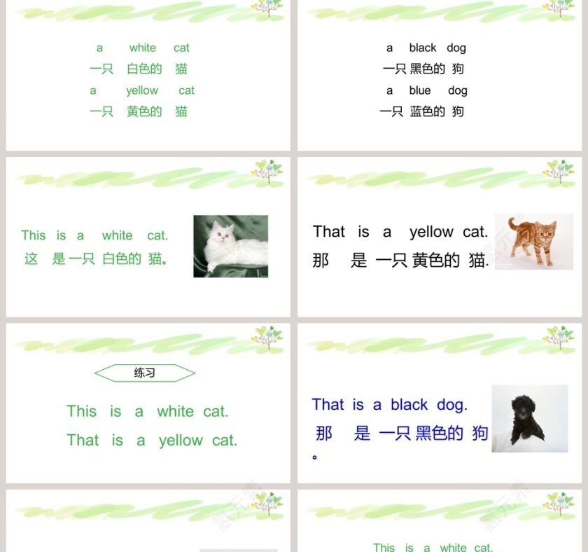 幼儿园英语说课PPT模板第2张