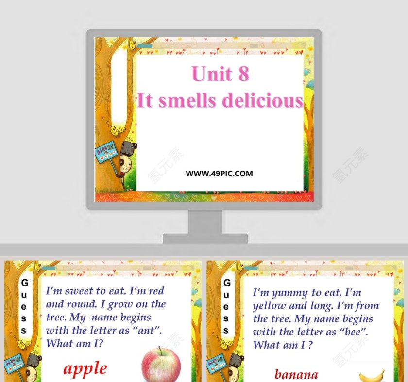 Unit 8-It smells delicious教学ppt课件第1张