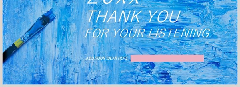 水彩油画质感PPT第4张