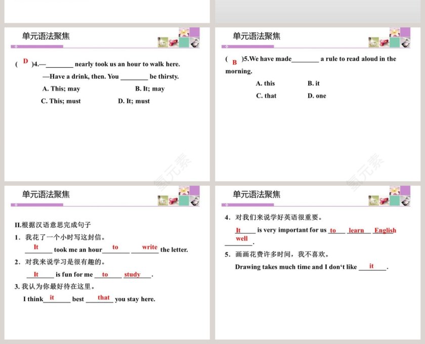 产品发布PPT模板汇总：Unit 8 单元语法聚焦第4张