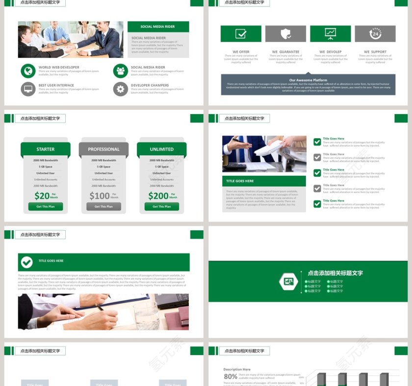 中国邮政工作总结PPT第2张