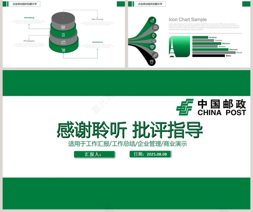 中国邮政工作总结PPT第5张