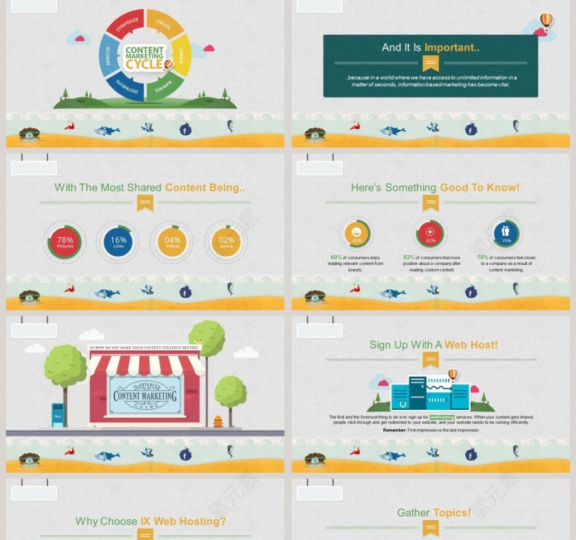 彩色简约清新大气教学说课ppt第2张