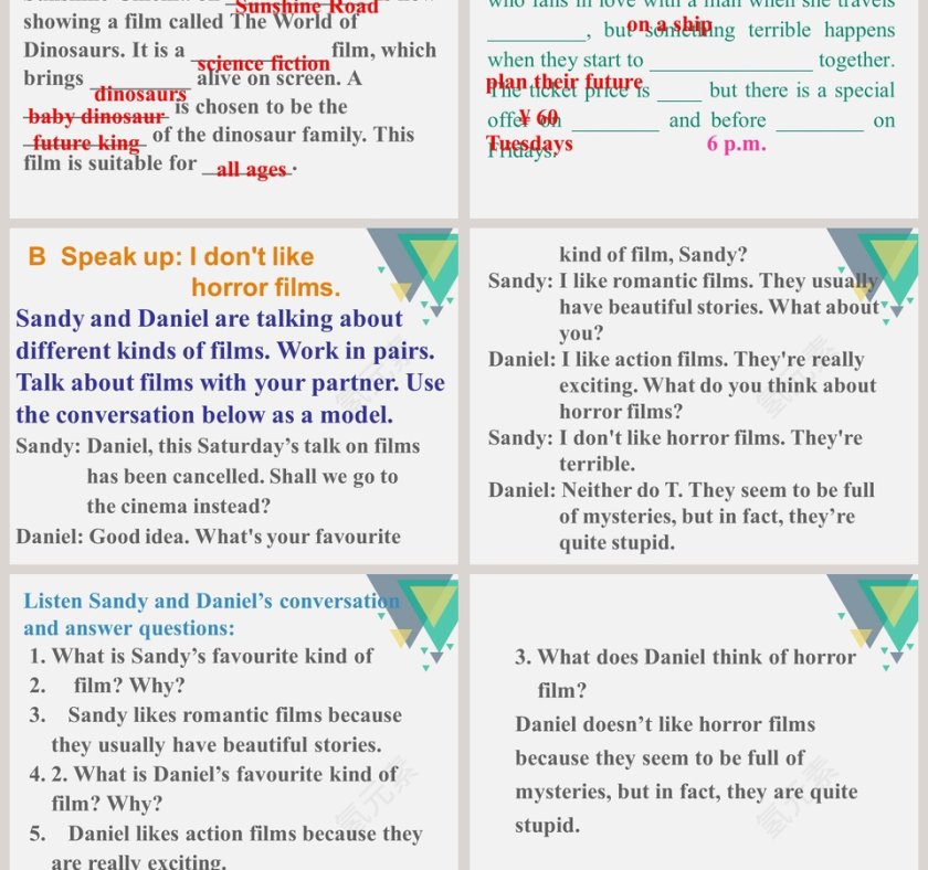 Unit 7-Films教学ppt课件第5张