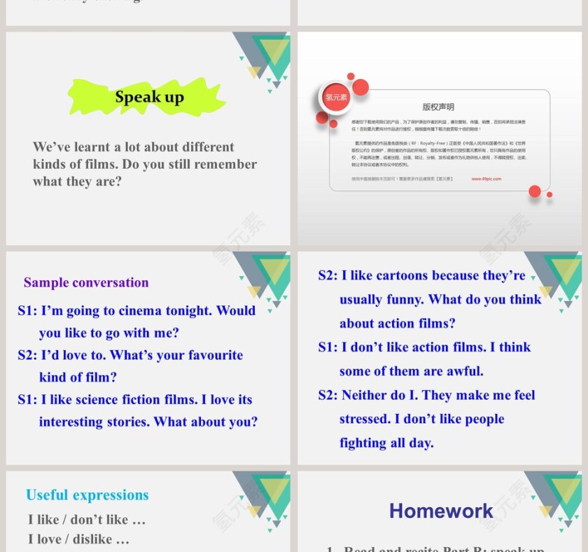 Unit 7-Films教学ppt课件第6张