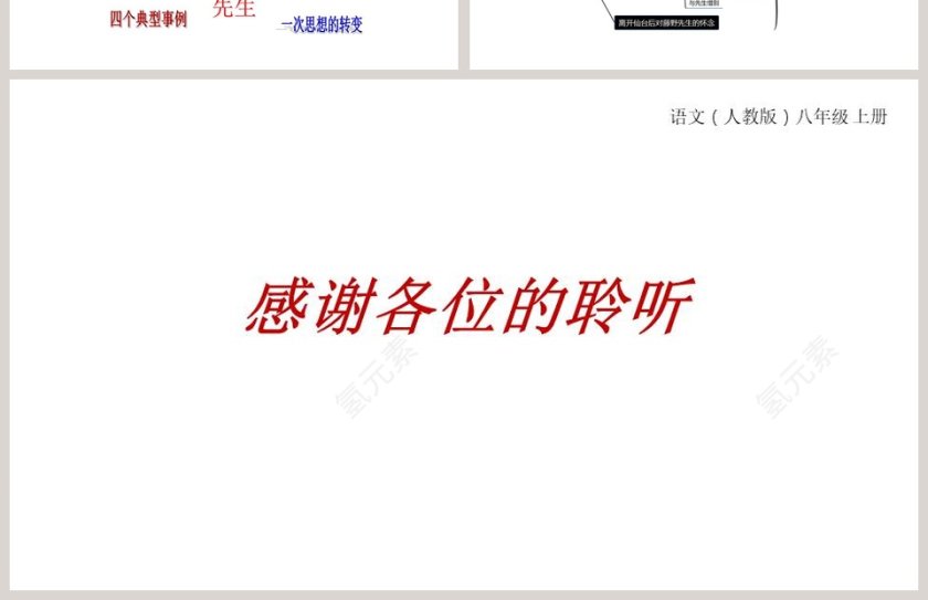 部编版八年级语文上册藤野先生PPT课件第4张