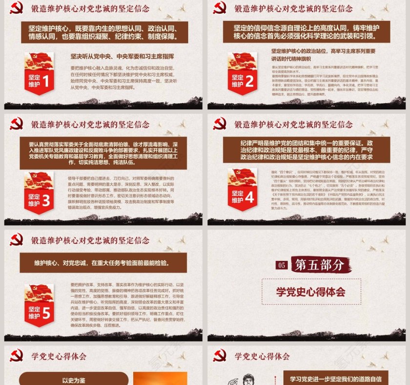 党的光辉历程中国共产党建党97周年党史党课学习PPT模板第5张