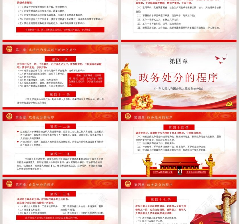 中华人民共和国公职人员政务处分法PPT模板第6张
