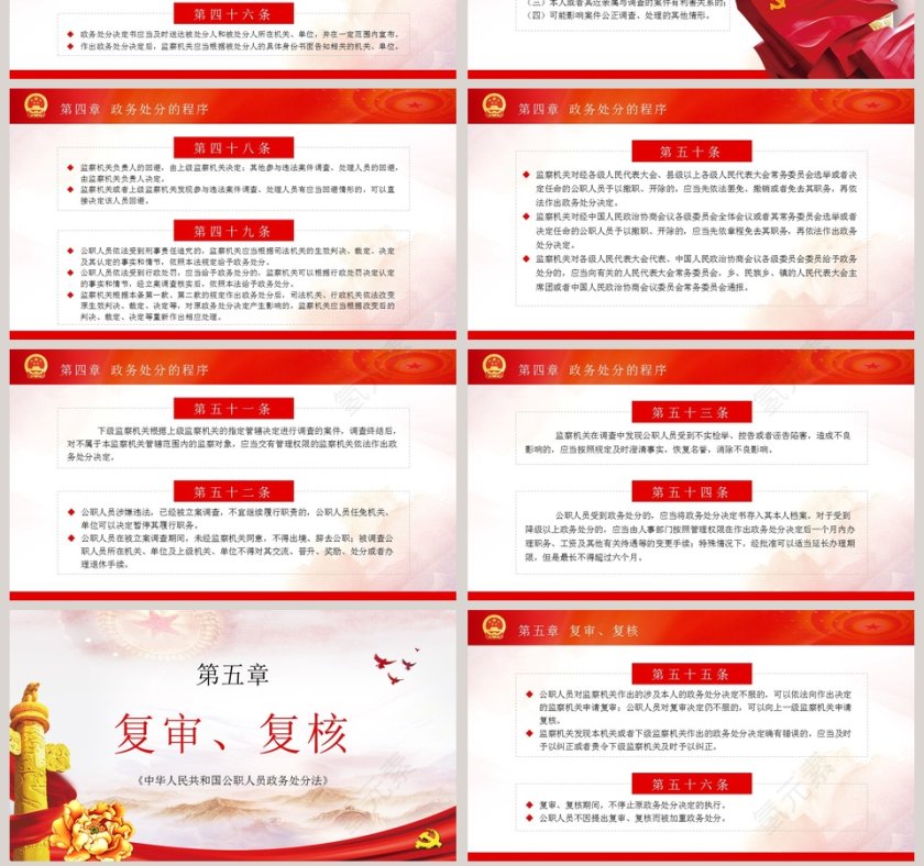 中华人民共和国公职人员政务处分法PPT模板第7张