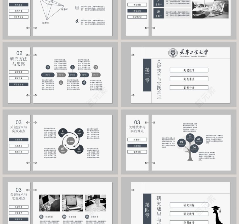 创意时尚|毕业答辩模板第3张