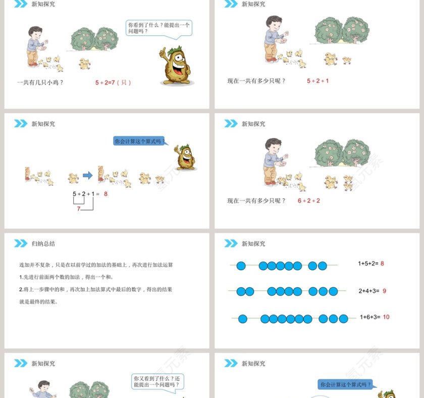 人教版小学数学一年级上册教学ppt课件第2张