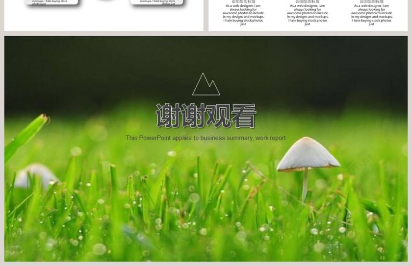 简约大气摄影摄像相册PPT模板第4张