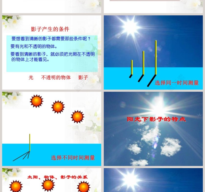 太阳与影子-湘教版科学五年级下册教学ppt课件第2张