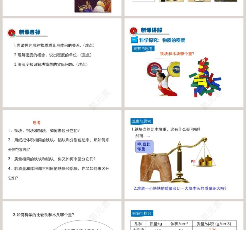 第五章质量与密度-科学探究物质的密度教学ppt课件第2张