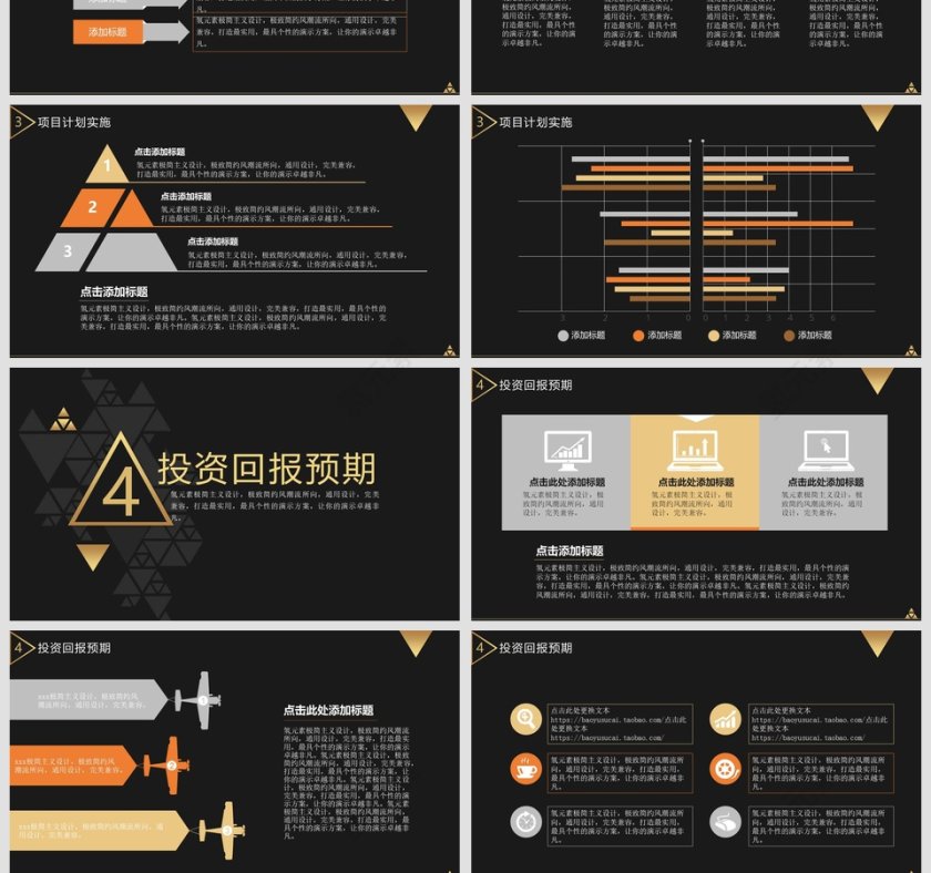 完整框架商业项目融资计划书PPT第4张