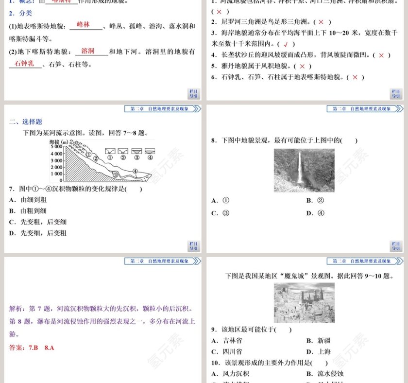 第一节主要地貌的景观特点教学ppt课件第3张
