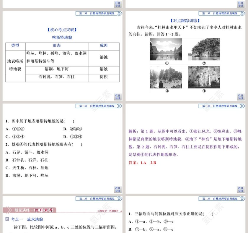 第一节主要地貌的景观特点教学ppt课件第8张