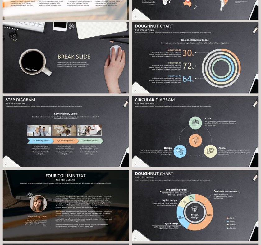 手绘风格工作总结PPT第4张