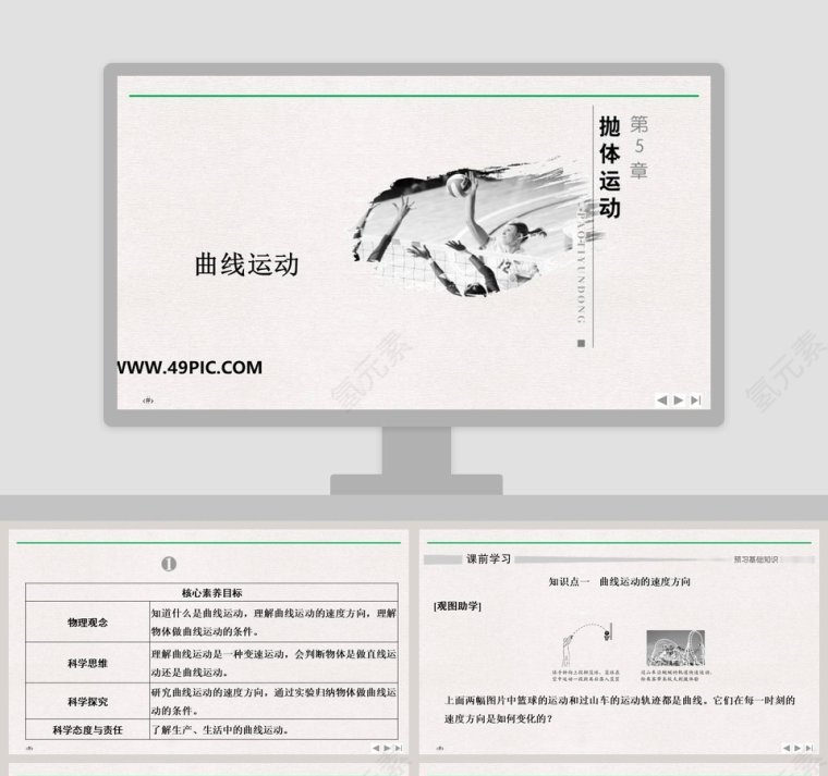 曲线运动教学ppt课件第1张