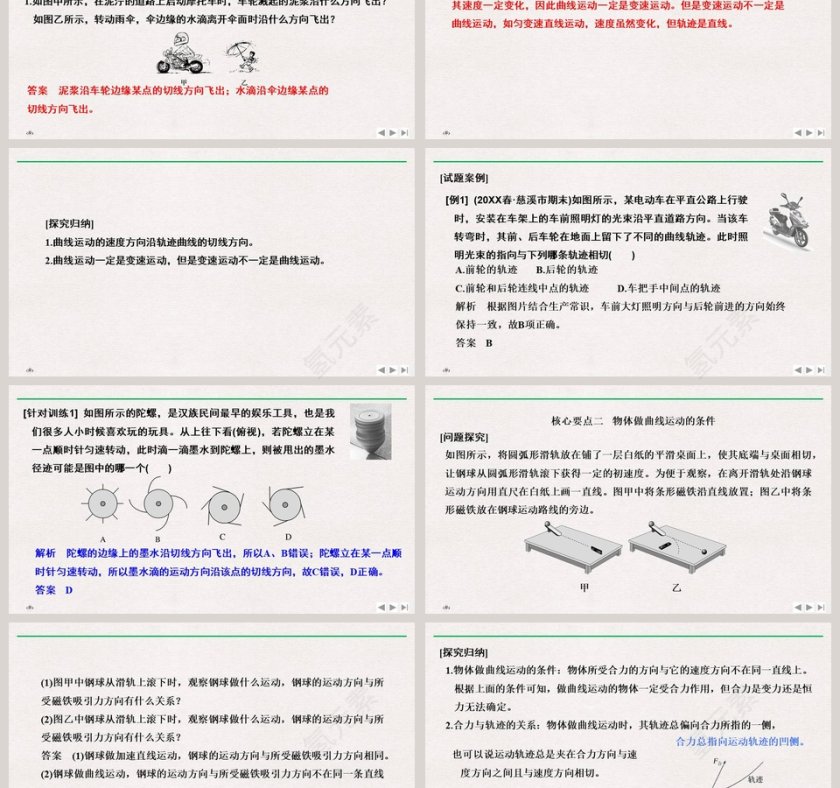 曲线运动教学ppt课件第3张