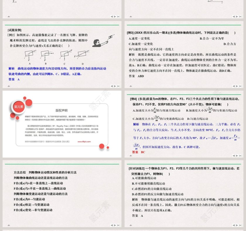曲线运动教学ppt课件第4张