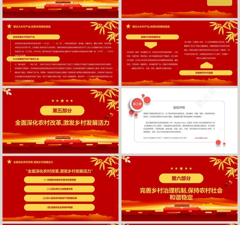 坚持农业农村优先发展做好“三农”工作的若干意见PPT第4张