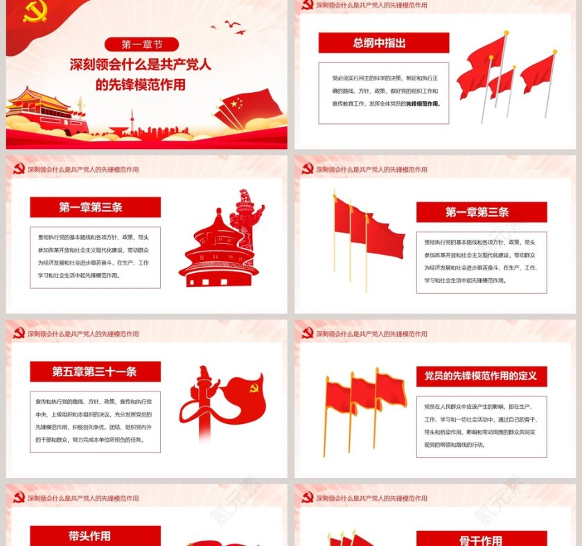 做新时代硬核共产党员中国共产党员榜样学习培训PPT第2张