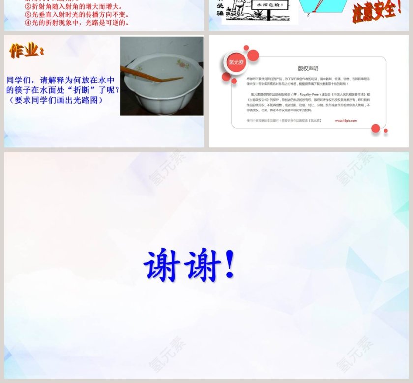 第4节 光的折射 PPT模板第4张