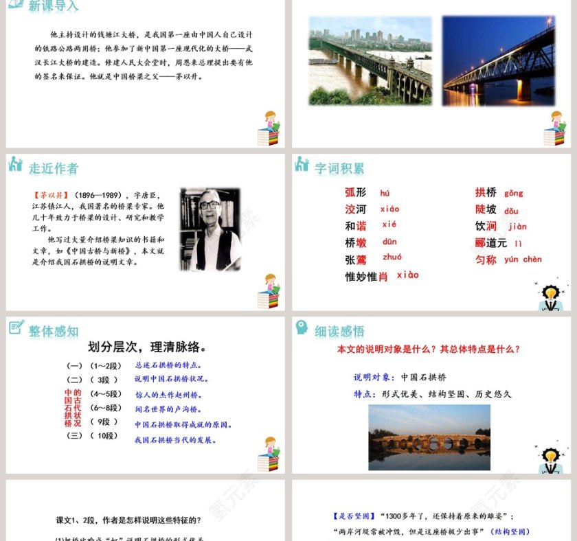 课文解读中国石拱桥语文课件PPT第2张