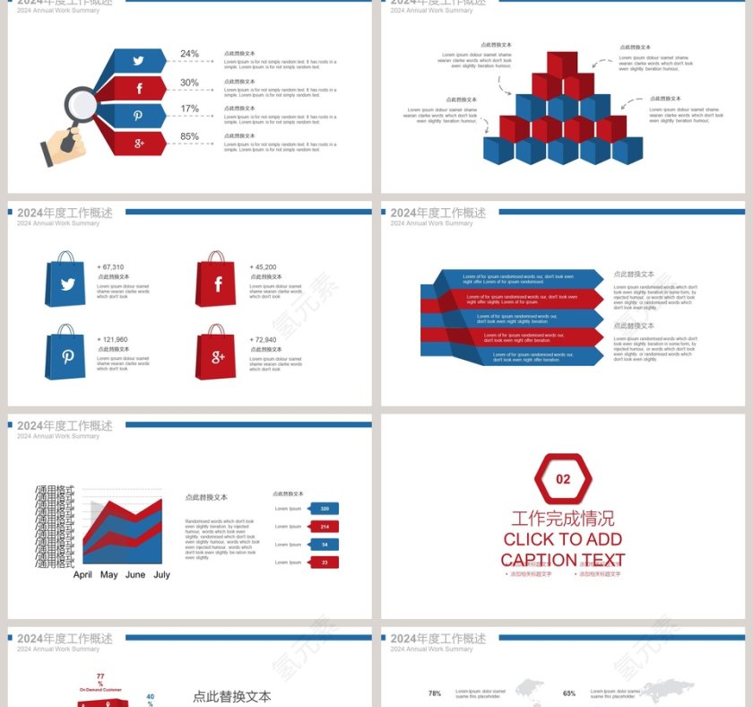 中国石化PPT模板第2张