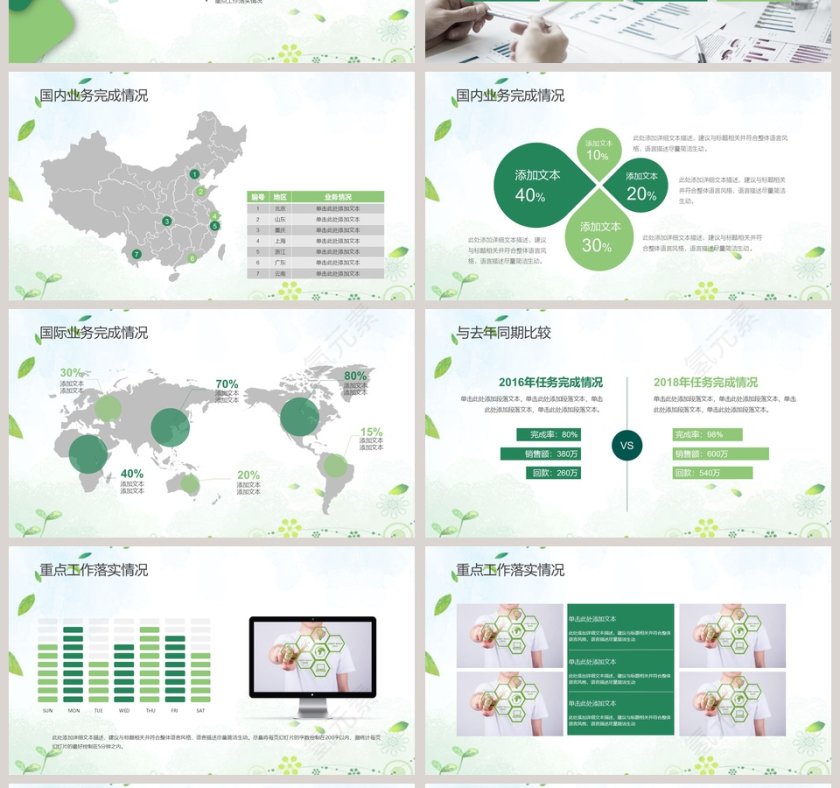 2019清新年工作总结年终总结动态ppt第4张